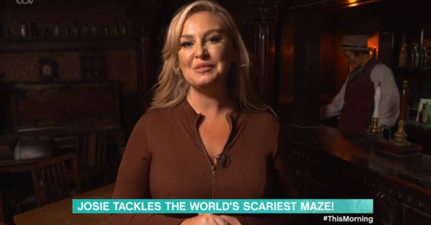 Josie Gibson speaks on This Morning today