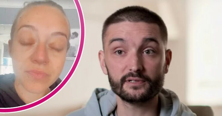 Tom Parker widow Kelsey Parker cries, the late pop star Tom Parker speaks to camera