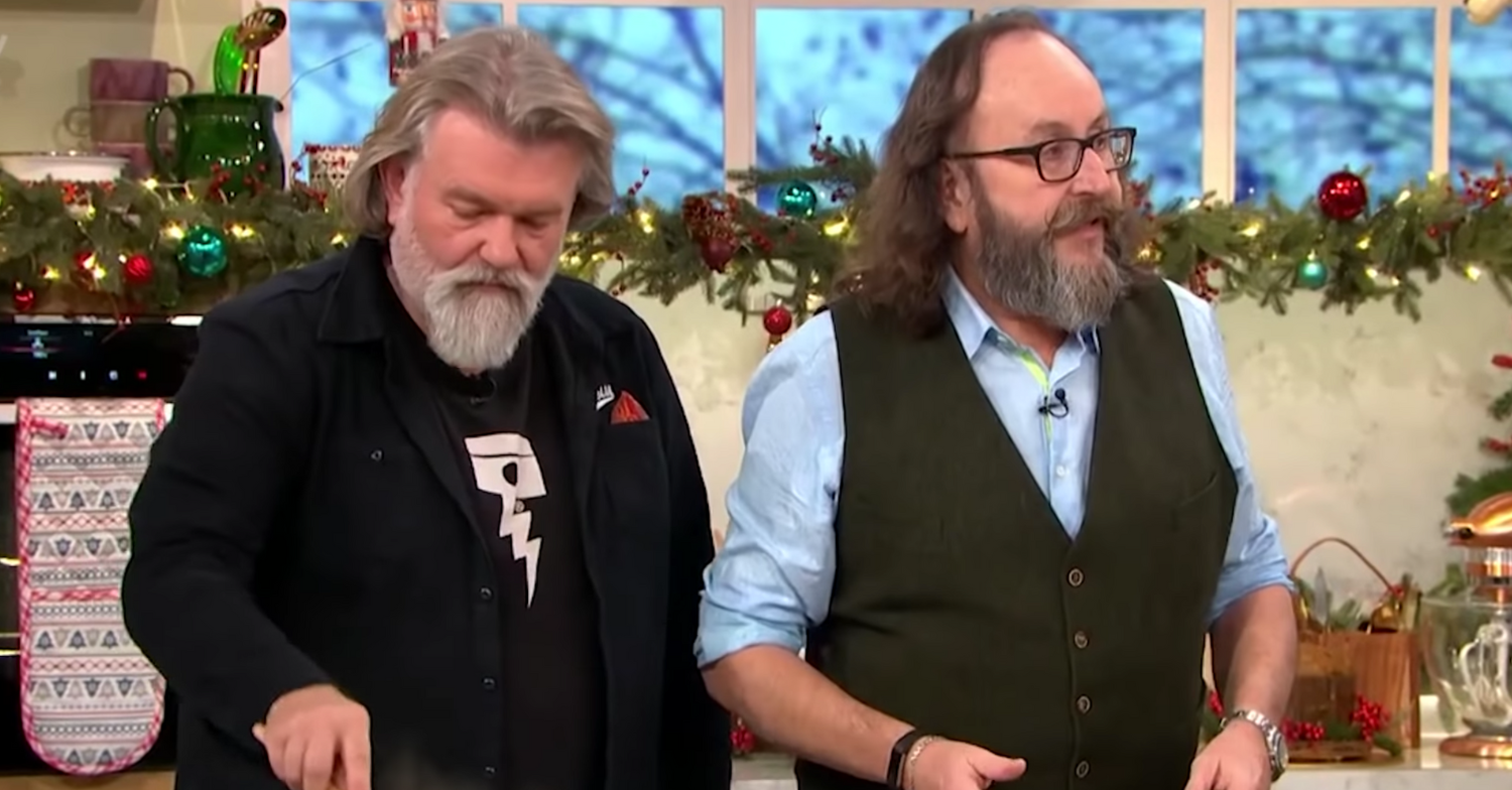 Si King and Dave Myers cook together on This Morning