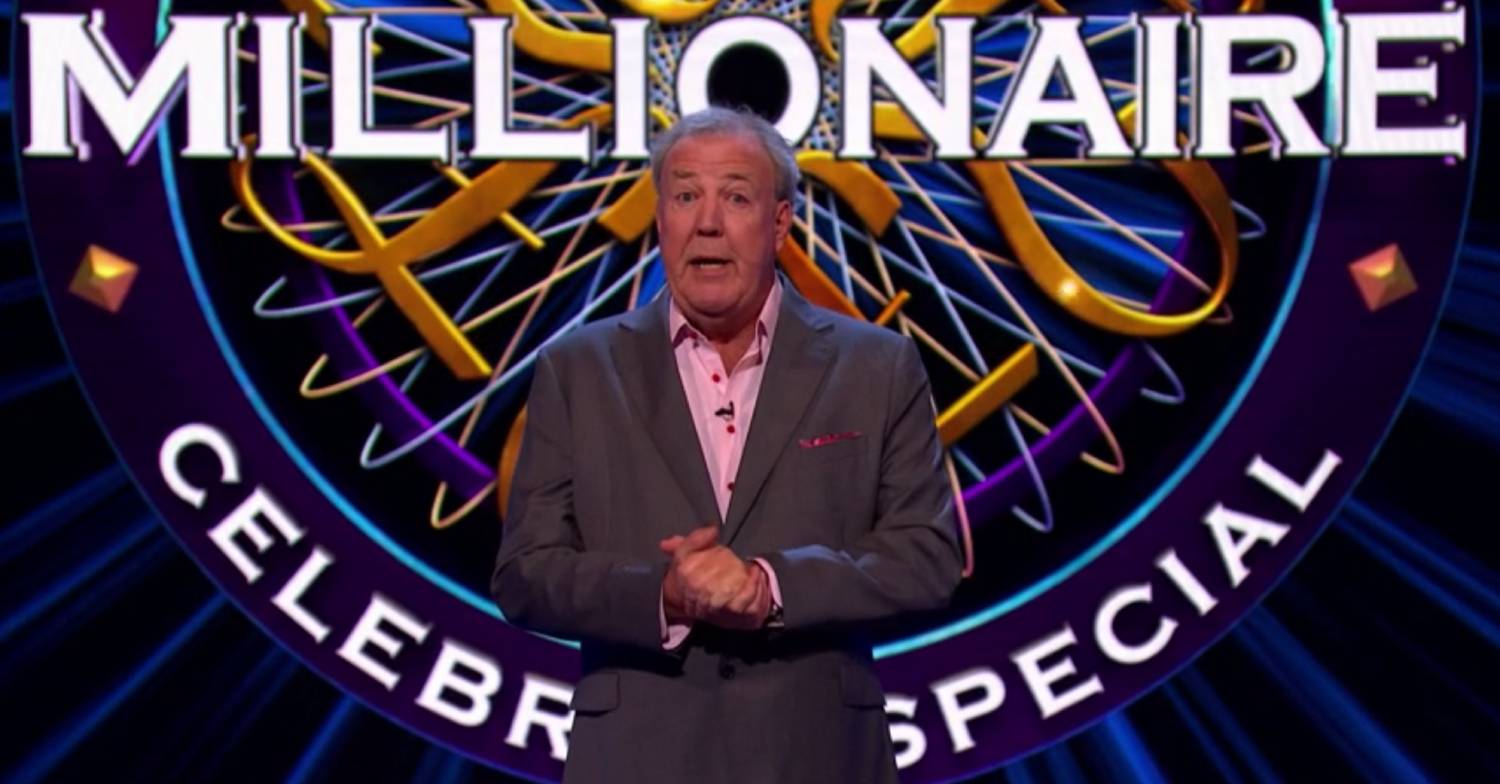 Jeremy Clarkson introduces Richard Madeley on Who Wants to Be a Millionaire?