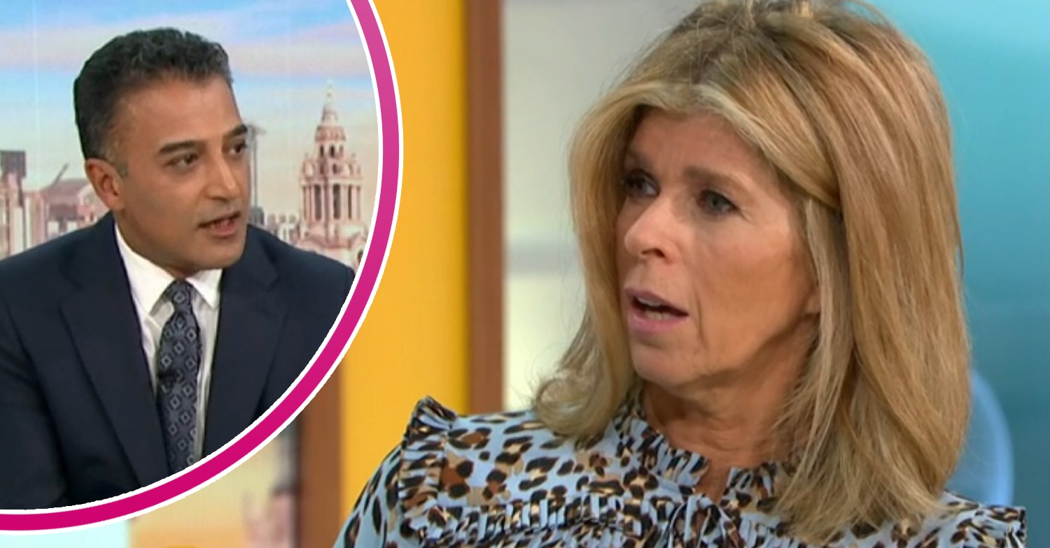 Adil Ray and Kate Garraway on GMB today