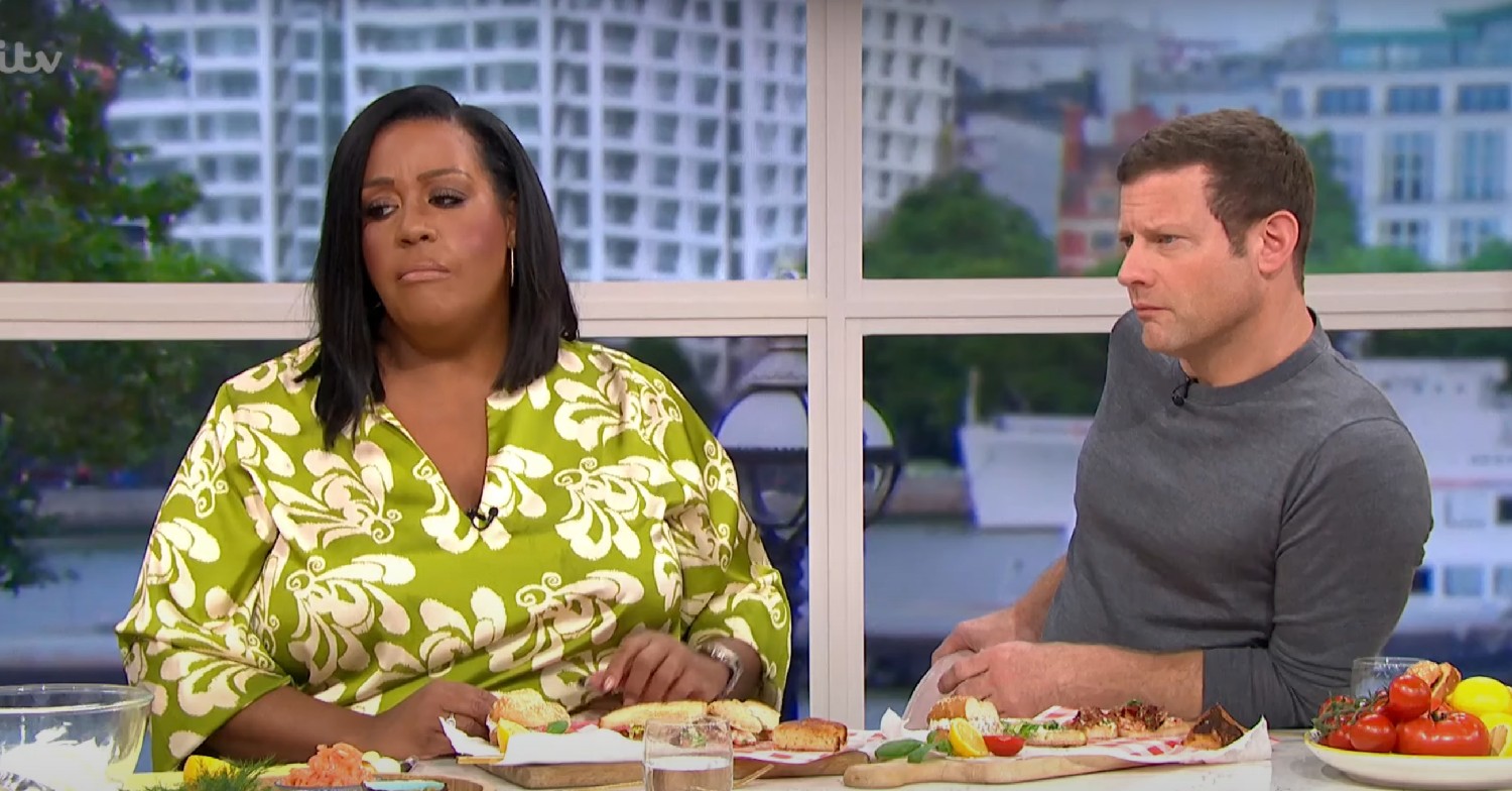 Alison Hammond and Dermot O'Leary on This Morning today