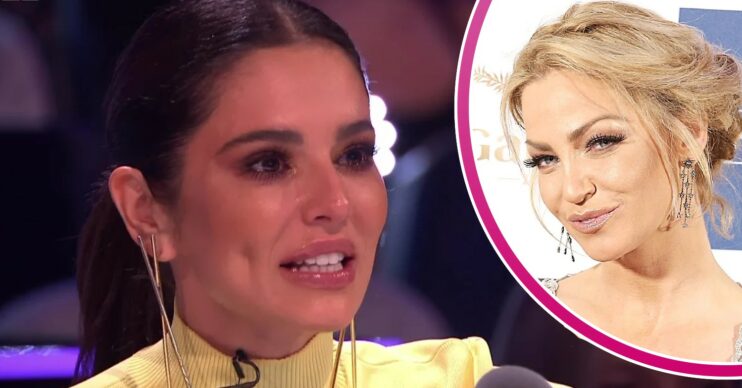 Cheryl Tweedy crying, Sarah Harding