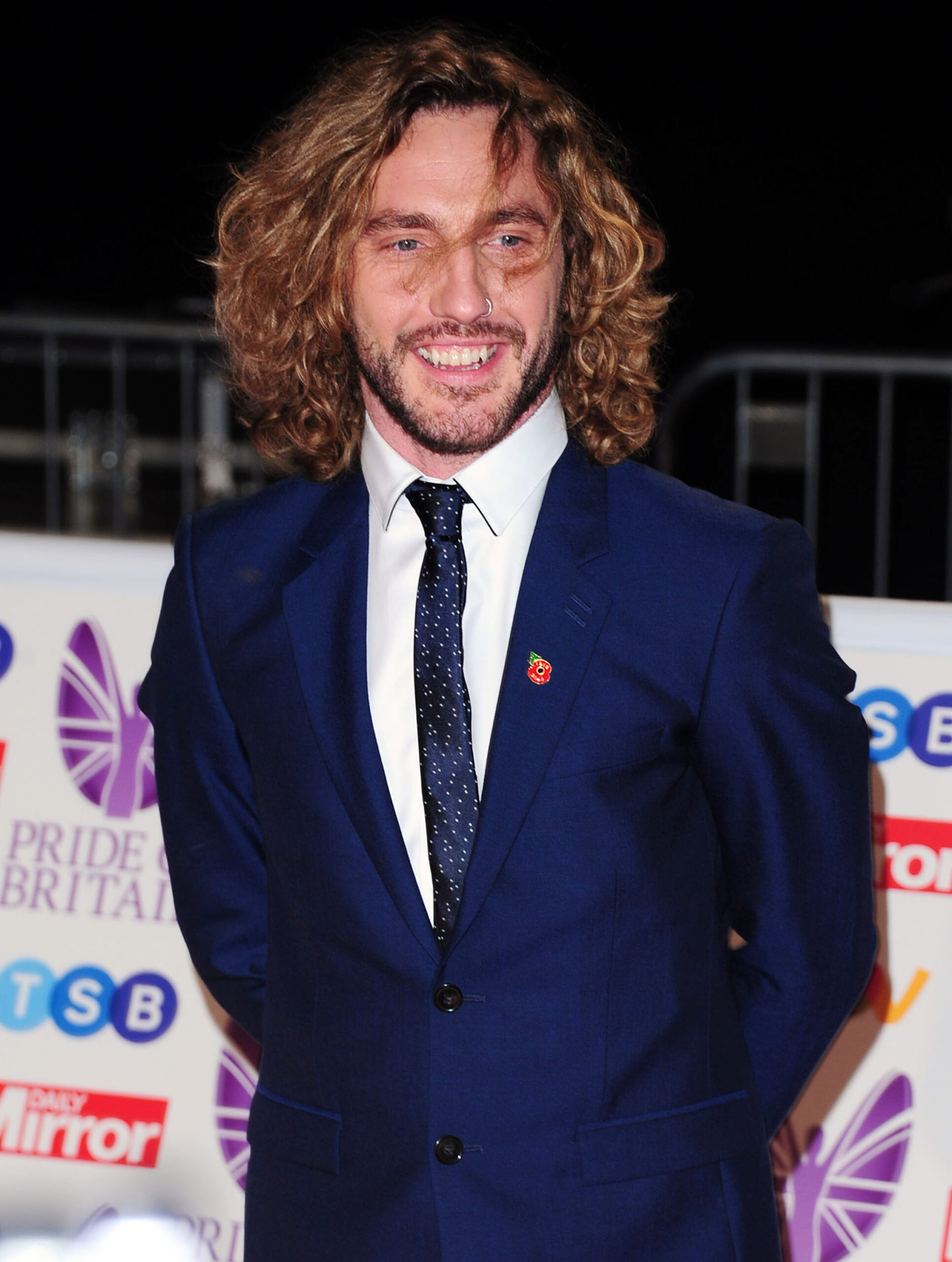 Seann Walsh on red carpet