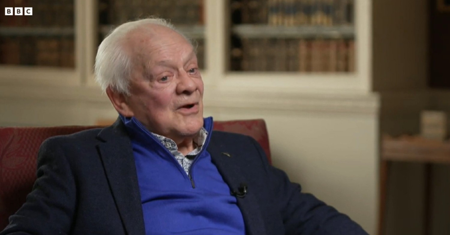 Sir David Jason smiling during BBC Breakfast interview