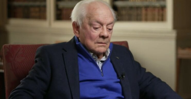 Sir David Jason looking down on BBC Breakfast