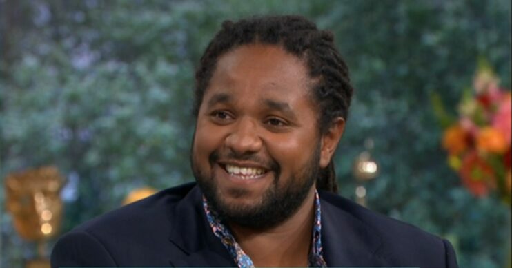 Strictly star Hamza Yassin smiling on This Morning