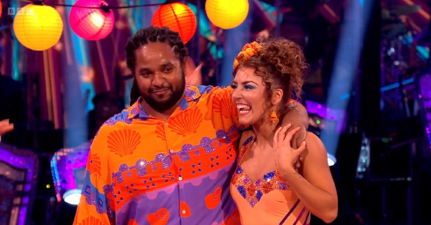 Hamza Yassin and Jowita przystal on strictly 