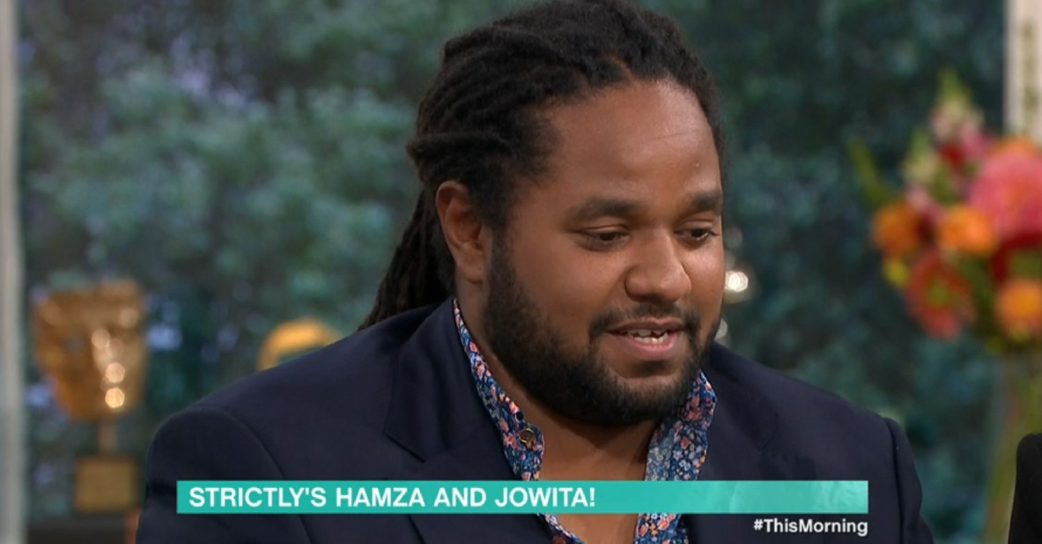 Strictly star Hamza Yassin on This Morning today