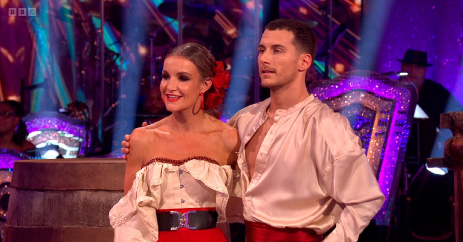 Helen Skelton and Gorka Marquez on Strictly Come Dancing 