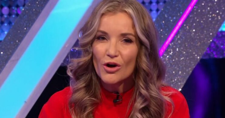 Helen Skelton talking on Strictly It Takes Two