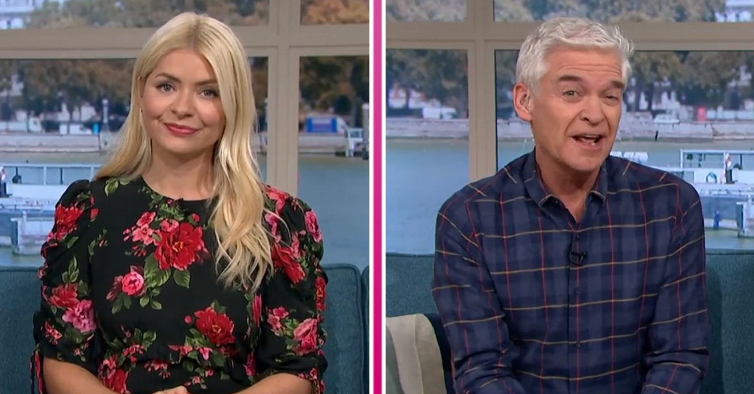 Holly Willoughby and Phillip Schofield on This Morning today