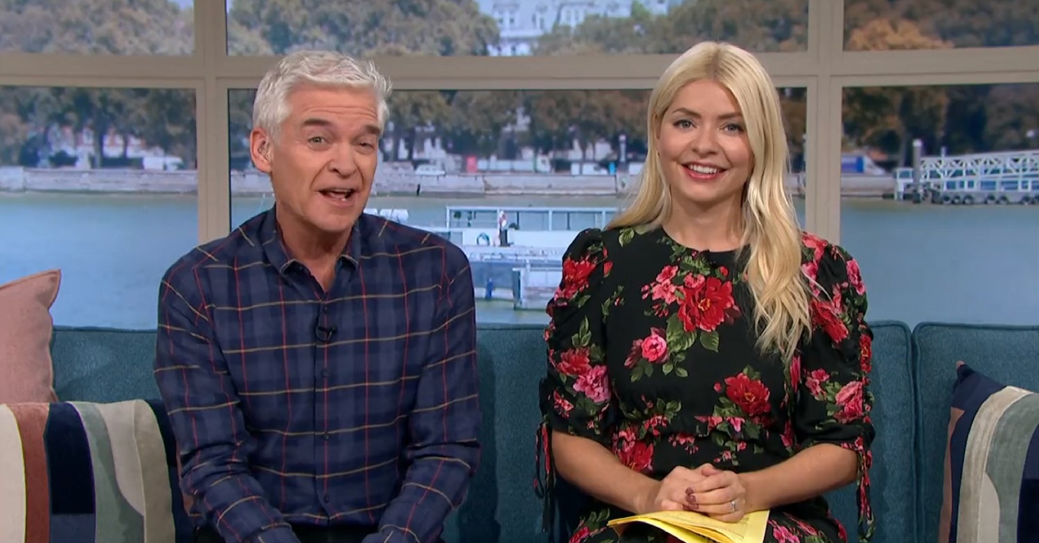 Phillip Schofield and Holly Willoughby on This Morning today