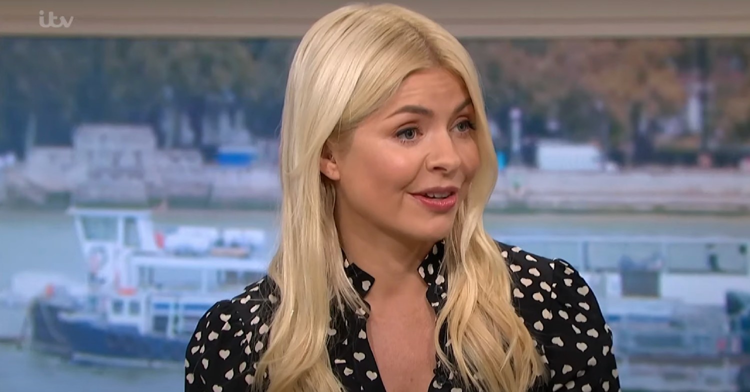 Holly Willoughby on This Morning today 
