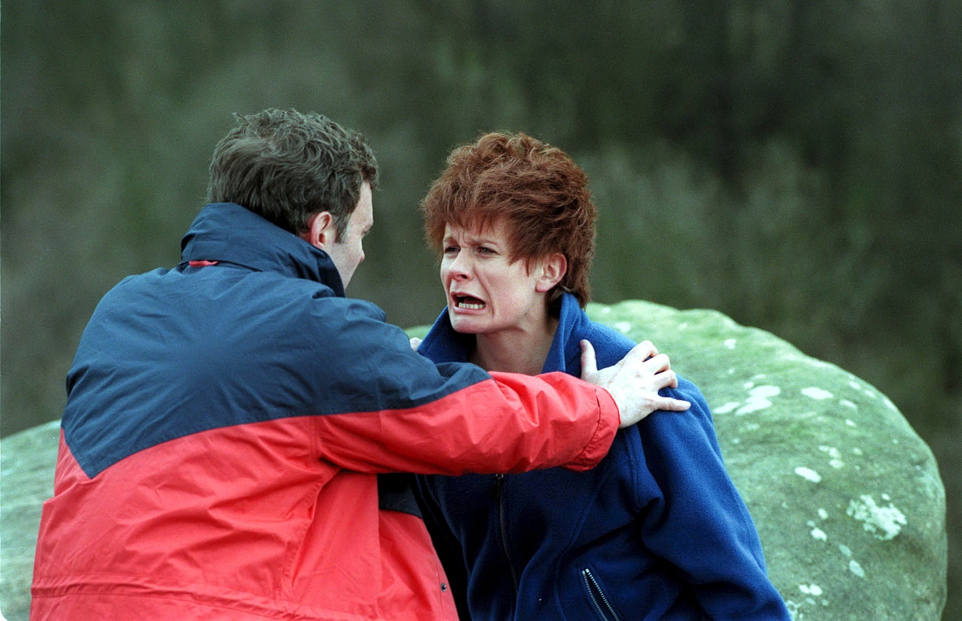 Graham threatens Rachel in Emmerdale