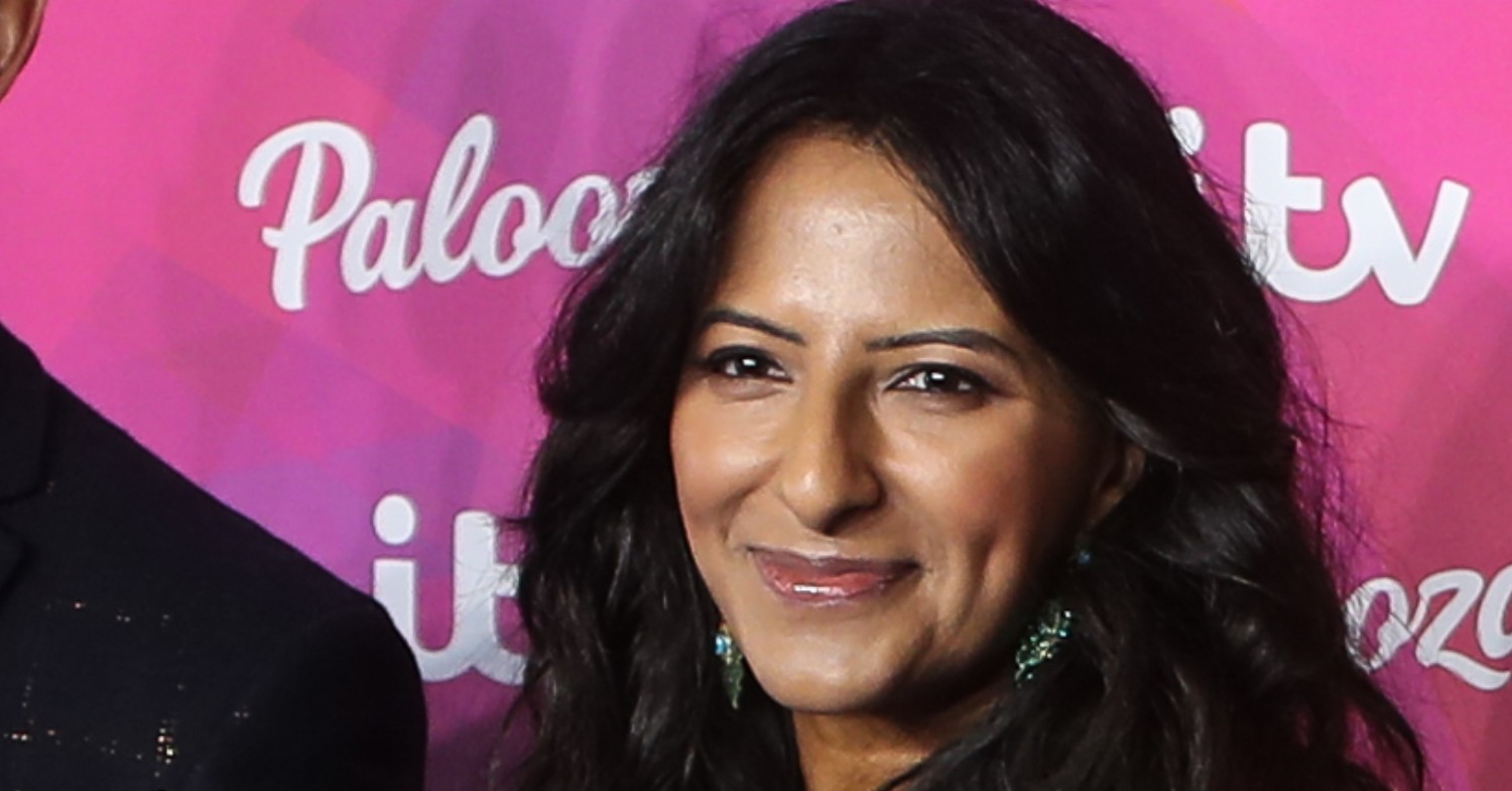 Ranvir Singh smiling at an ITV event 