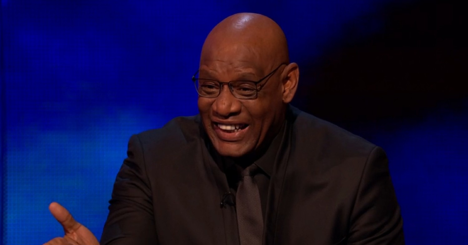 Shaun Wallace laughing on The Chase 