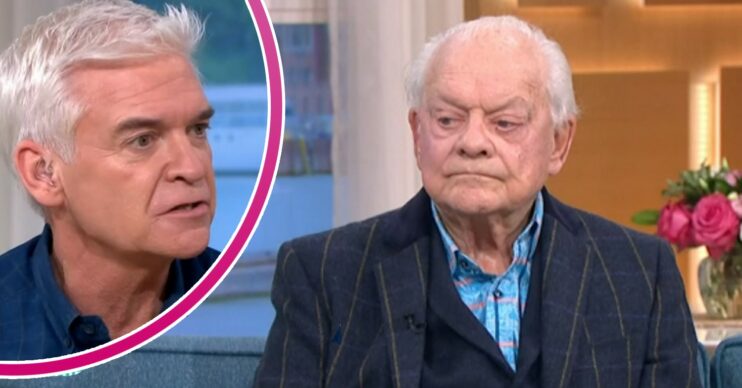 Sir David Jason, Phillip Schofield on This Morning today
