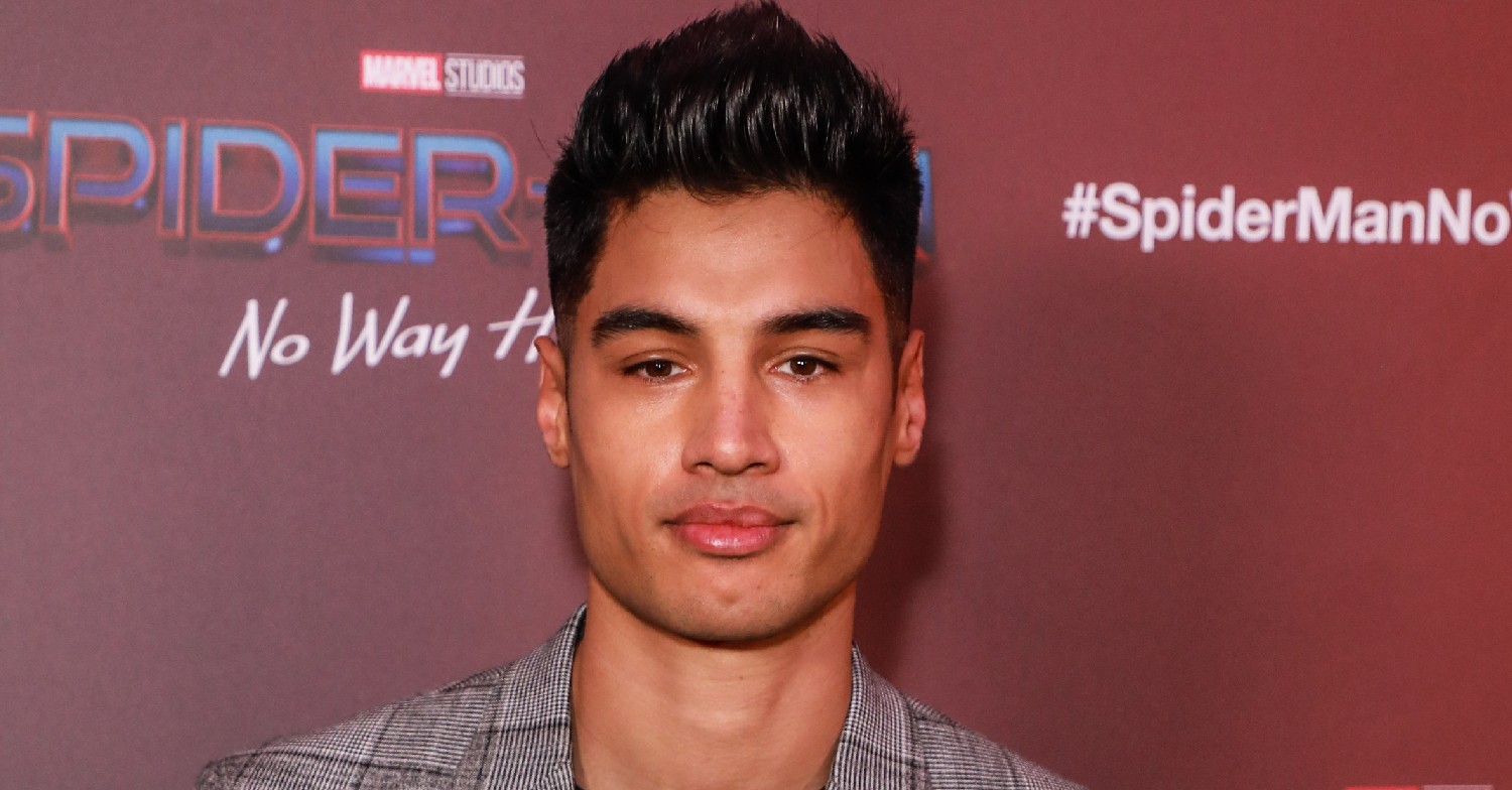 Dancing On Ice star Siva Kaneswaran smiling at Spiderman event