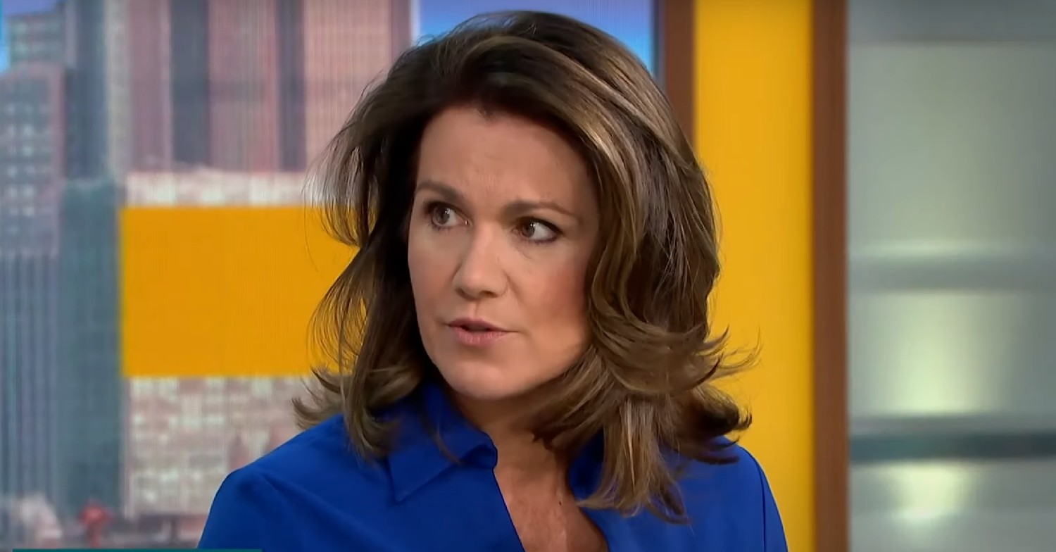 Susanna Reid looking annoyed