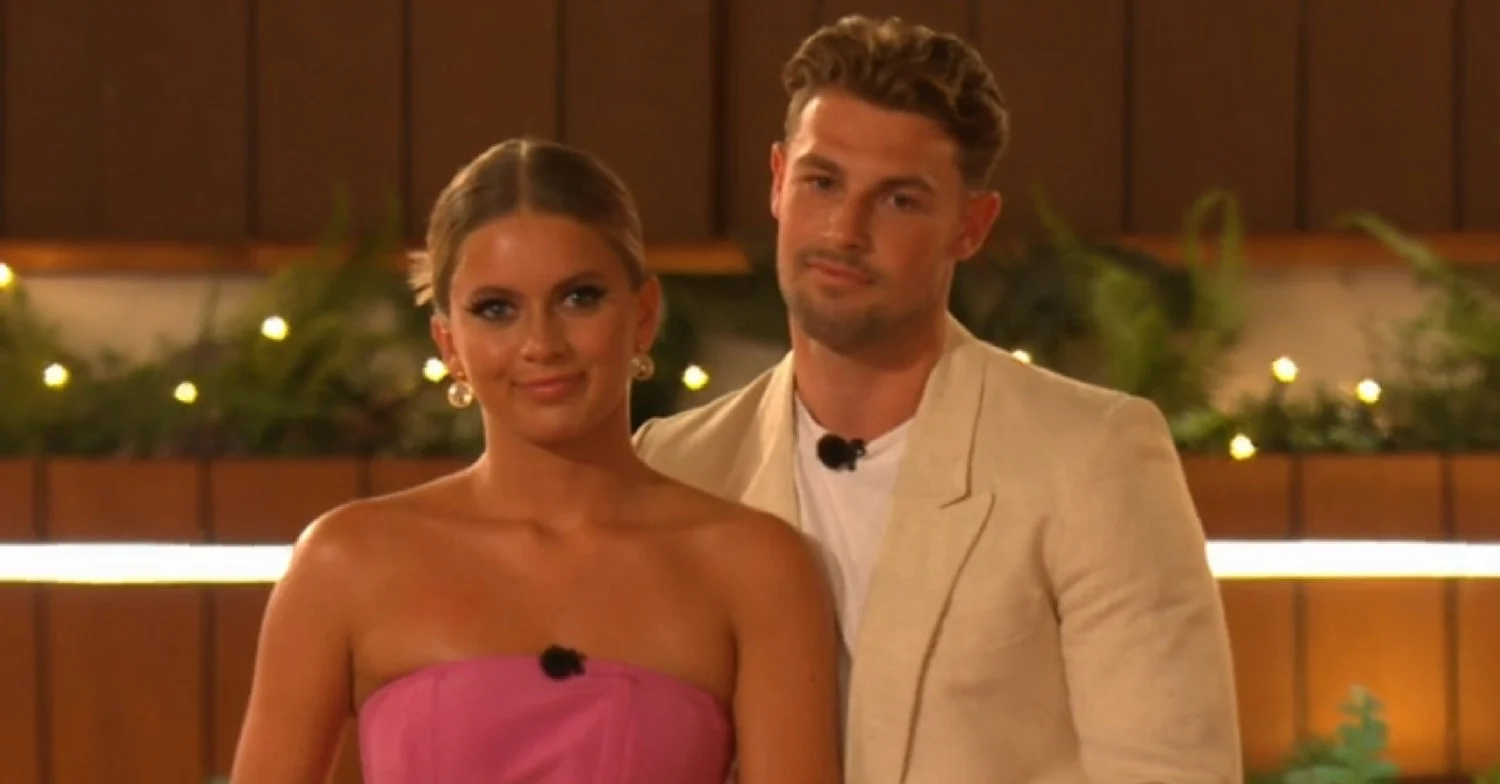 Tasha and Andrew on Love Island