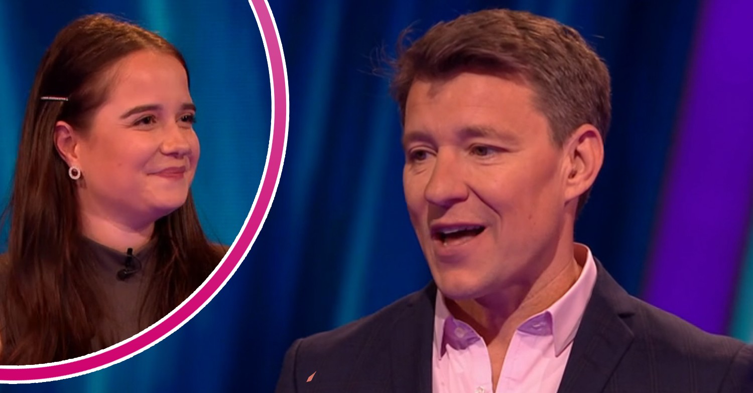 Ben Shephard smiling, Becs smiling on Tipping Point