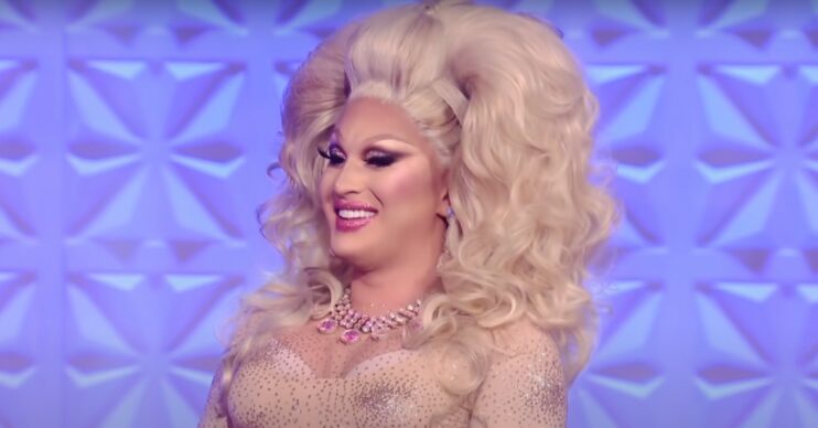 The Vivienne smiling on Ru Paul's Drag Race