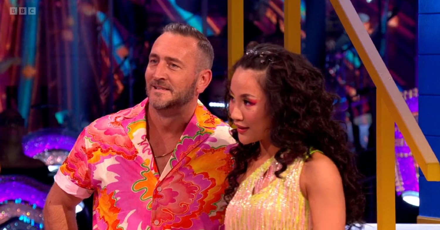 Will Mellor and Nancy Xu on Strictly Come Dancing 2022