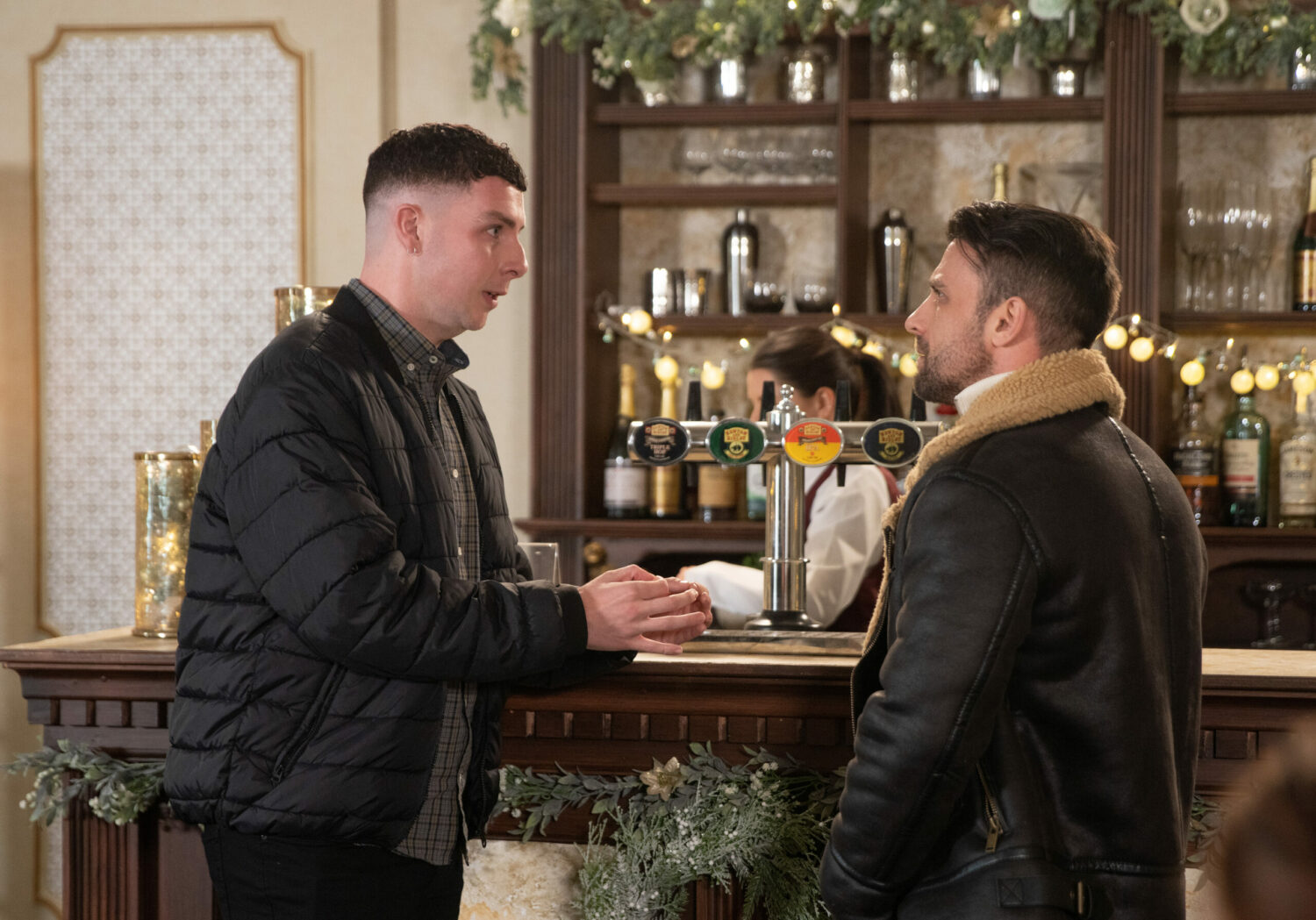 Jacob loses it with his father as he begs Damon to leave in Coronation Street