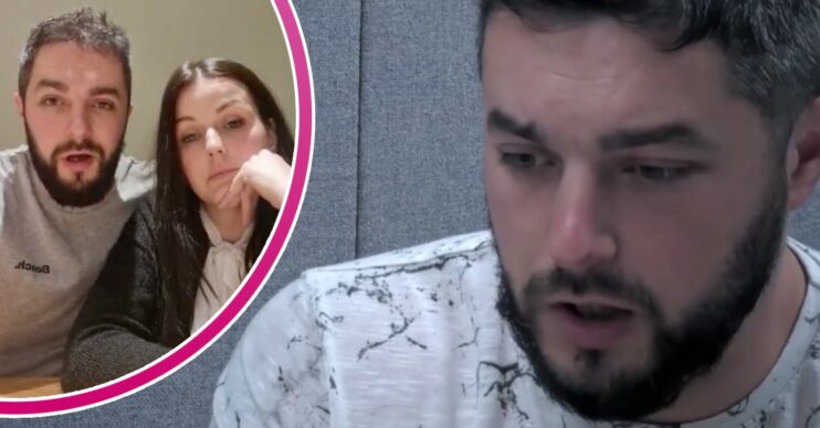 Adam White looks concerned during 24 Hours In Police Custody