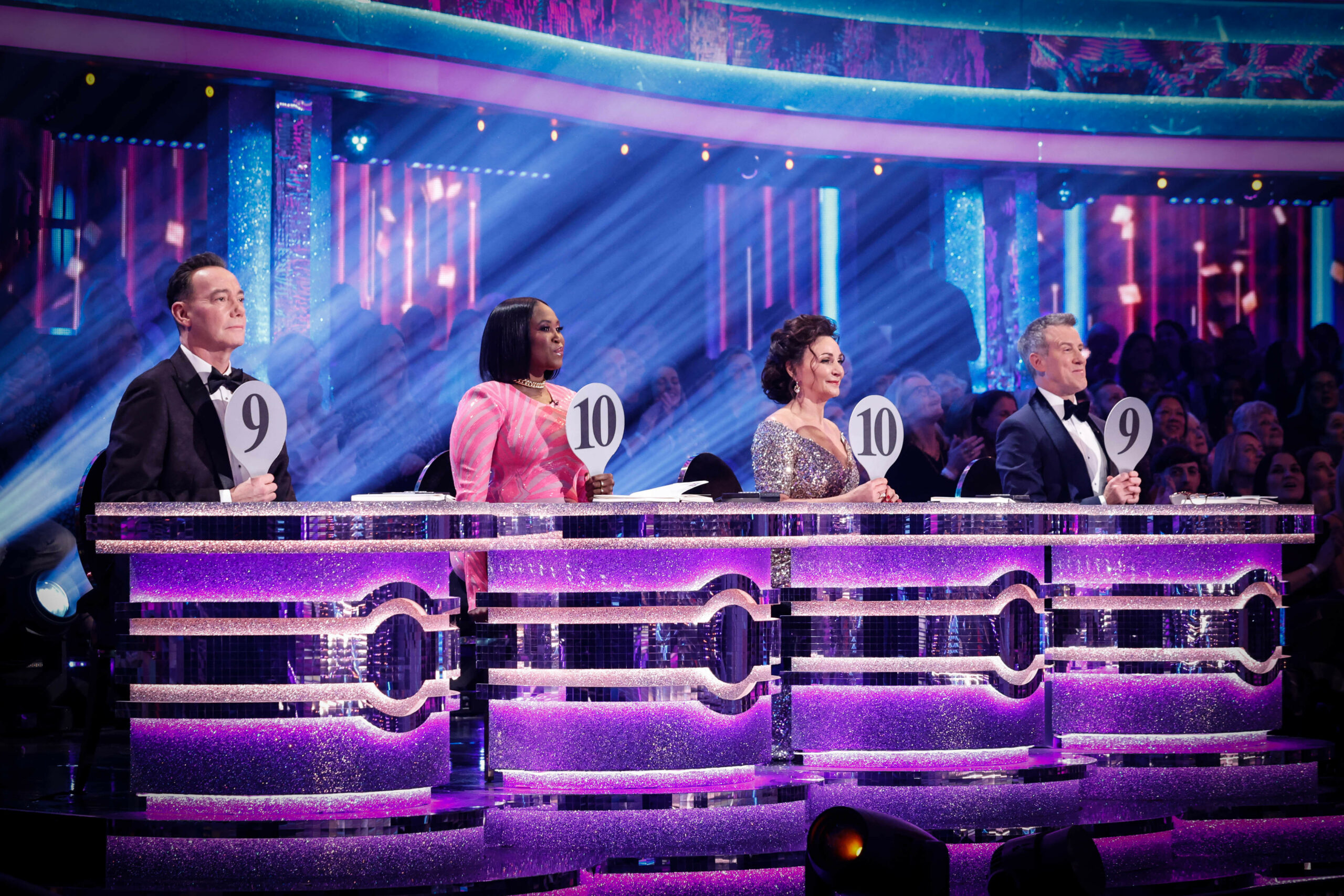 The Strictly judges give their scores - Craig a nine, Motsi and Shirley a 10 and Anton a nine