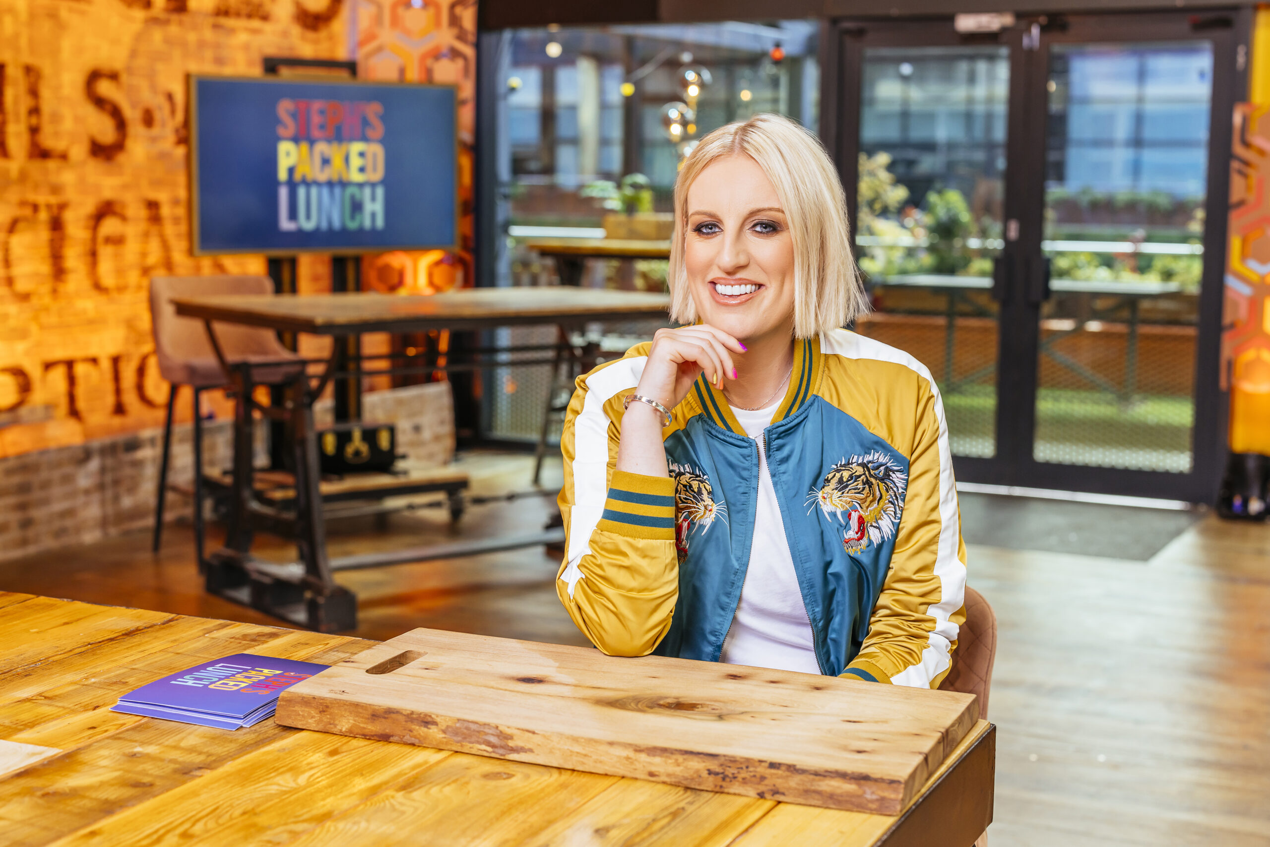 Steph McGovern smiling on her TV show