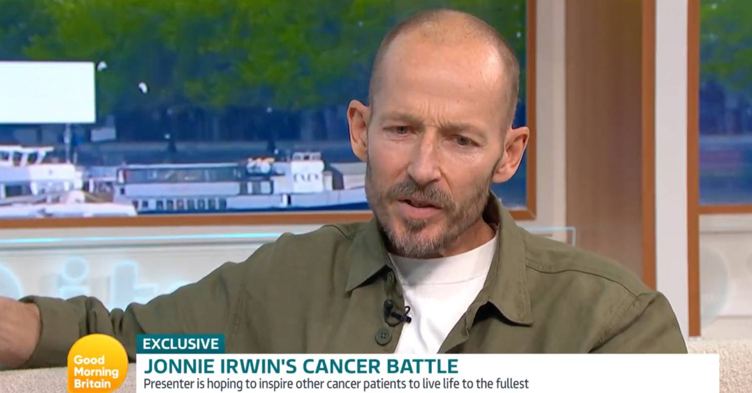 A Place In The Sun star Jonnie Irwin appears on GMB today