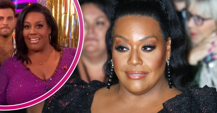 Alison Hammond smiling on Strictly and at the NTAs