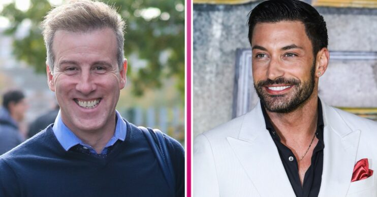 Anton Du Beke and Giovanni Pernice smiling