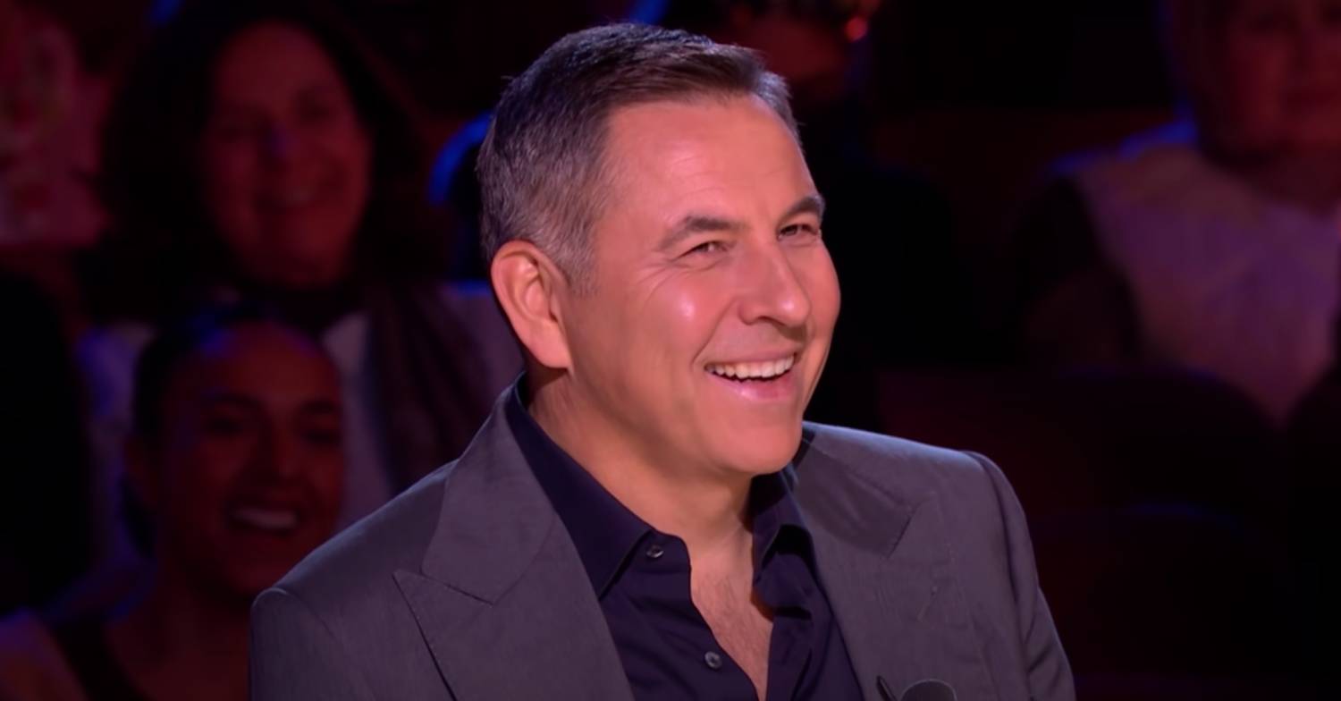 David Walliams smiling on BGT 