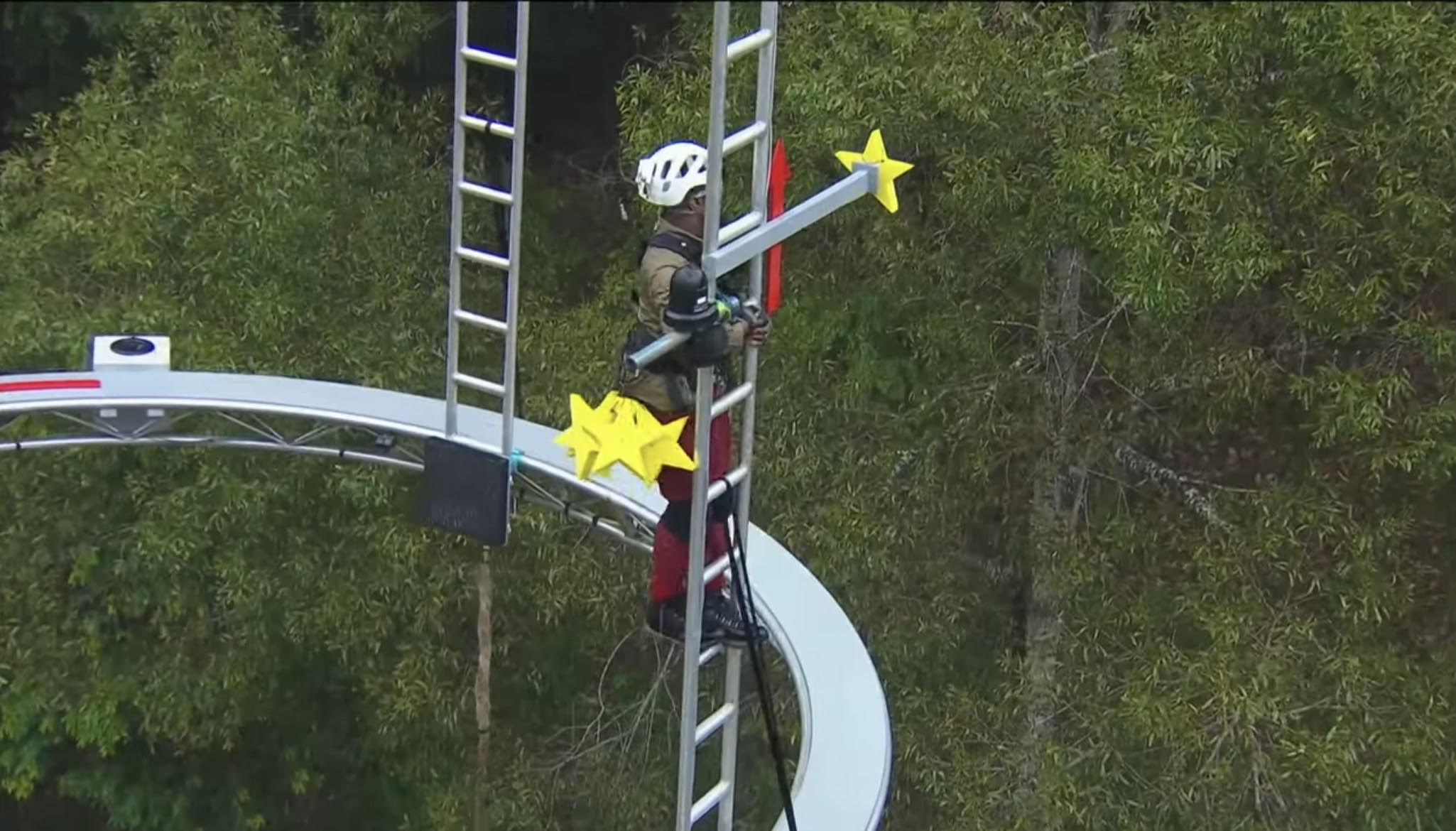 Babatunde Alesha during I'm A Celebrity trial