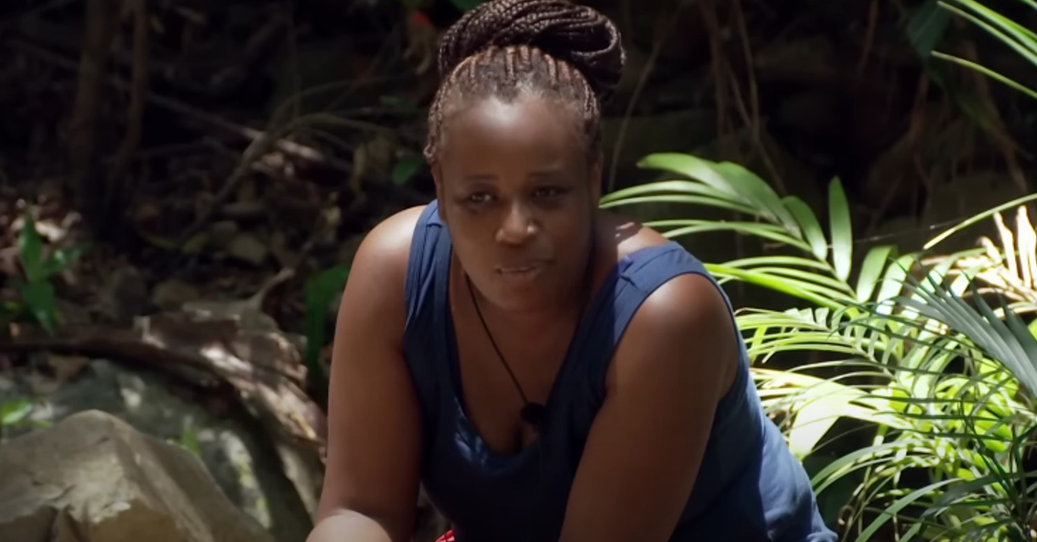Charlene White in jungle on I'm A Celebrity