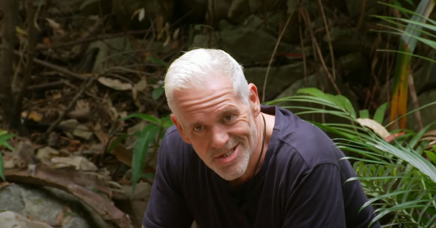 Chris Moyles speaking in the jungle on I'm A Celebrity
