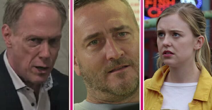 Coronation Street characters Stephen, Harvey and Summer