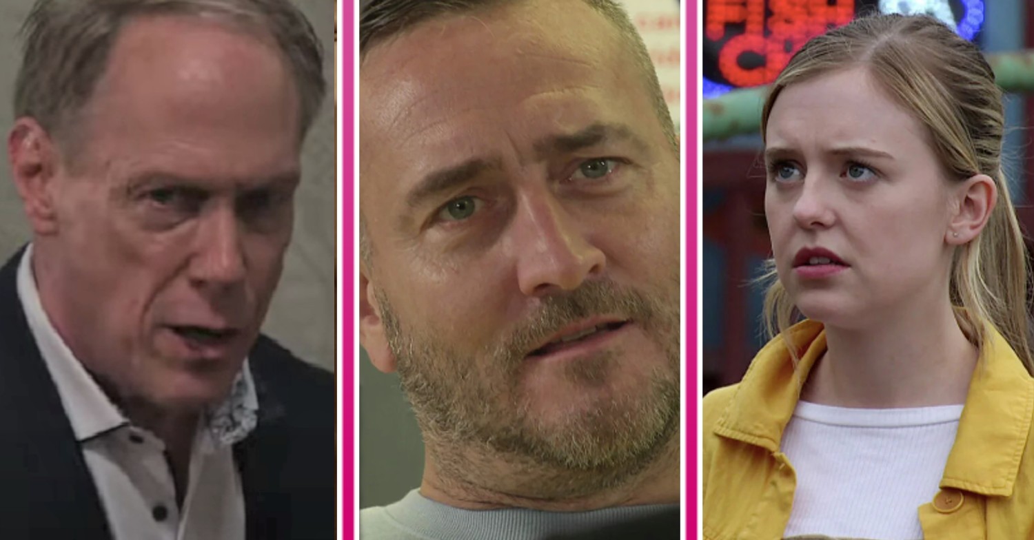 Coronation Street characters Stephen, Harvey and Summer