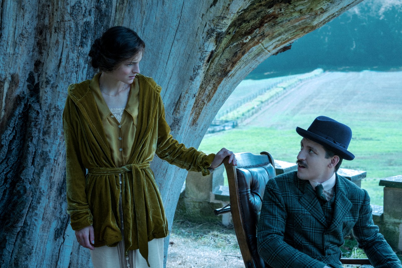 Clifford speaks with Connie in Lady Chatterley's Lover