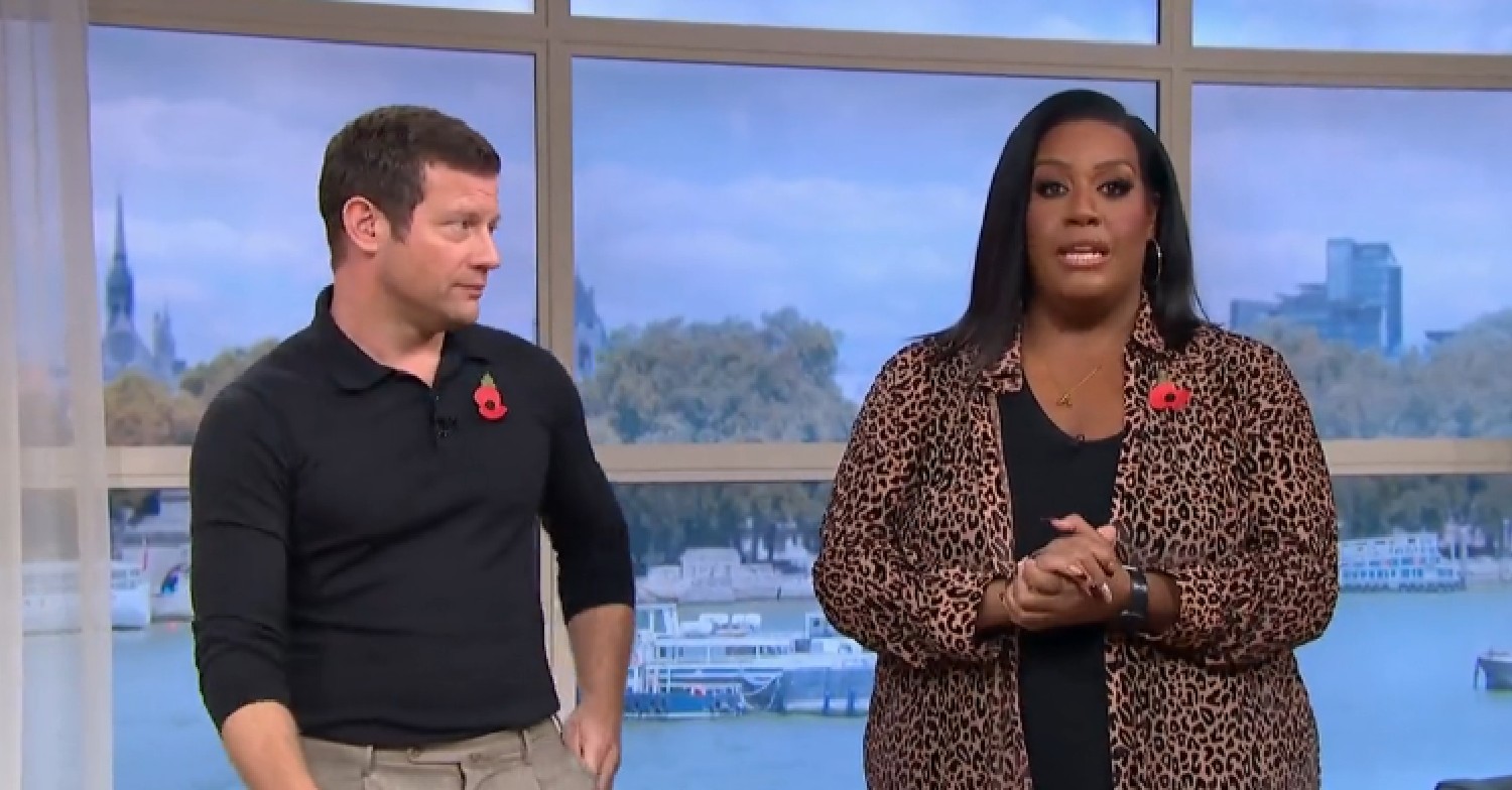 Dermot O'Leary and Alison Hammond on This Morning today