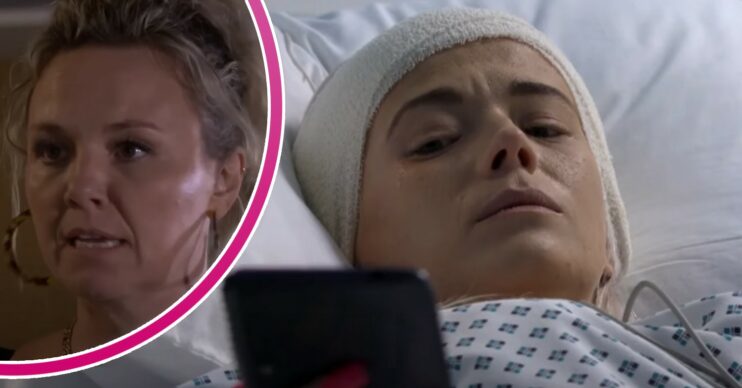 Janine and Lola on EastEnders