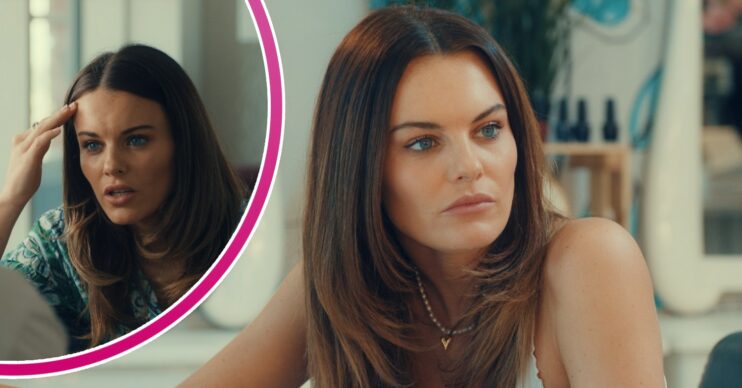 Emily Blackwell looking frustrated in Made In Chelsea