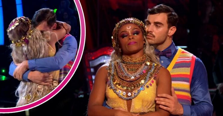 Fleur East and Vito Coppola on Strictly dance off