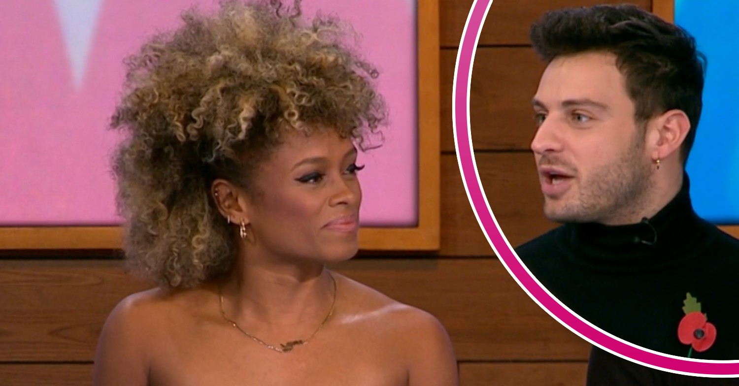 Strictly stars Fleur East and Vito Coppola on Loose Women