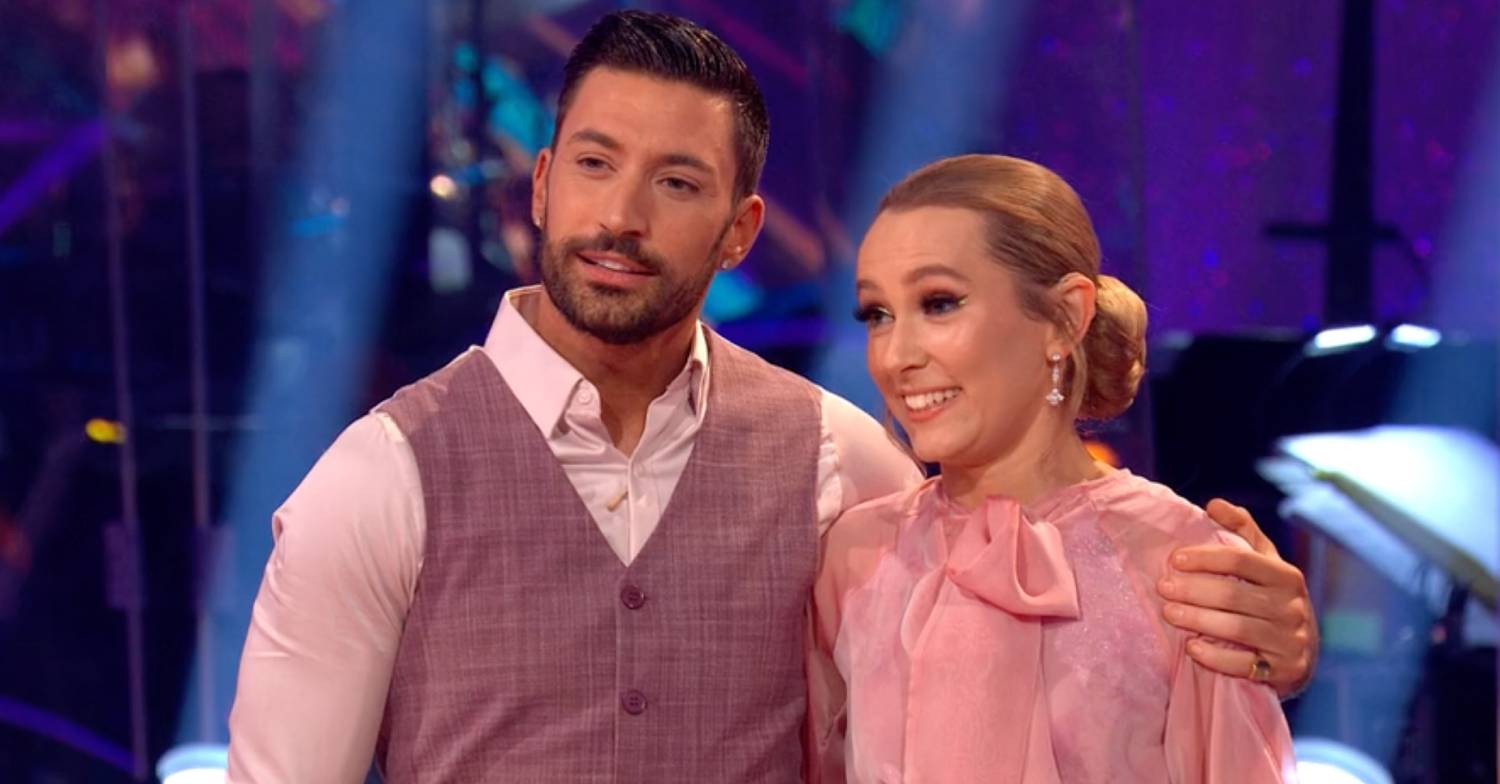Giovanni Pernice puts an arm around Rose Ayling-Ellis