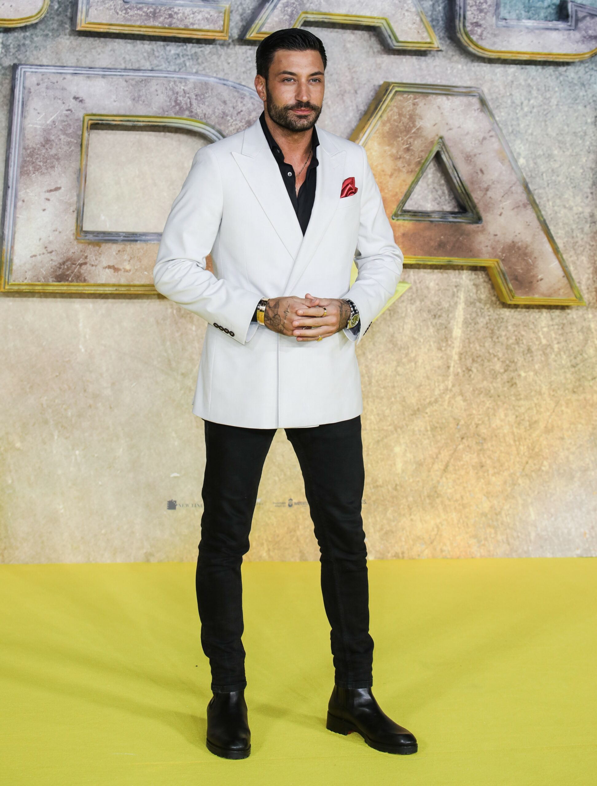 Giovanni Pernice at the UK Film Premiere Of 'Black Adam'