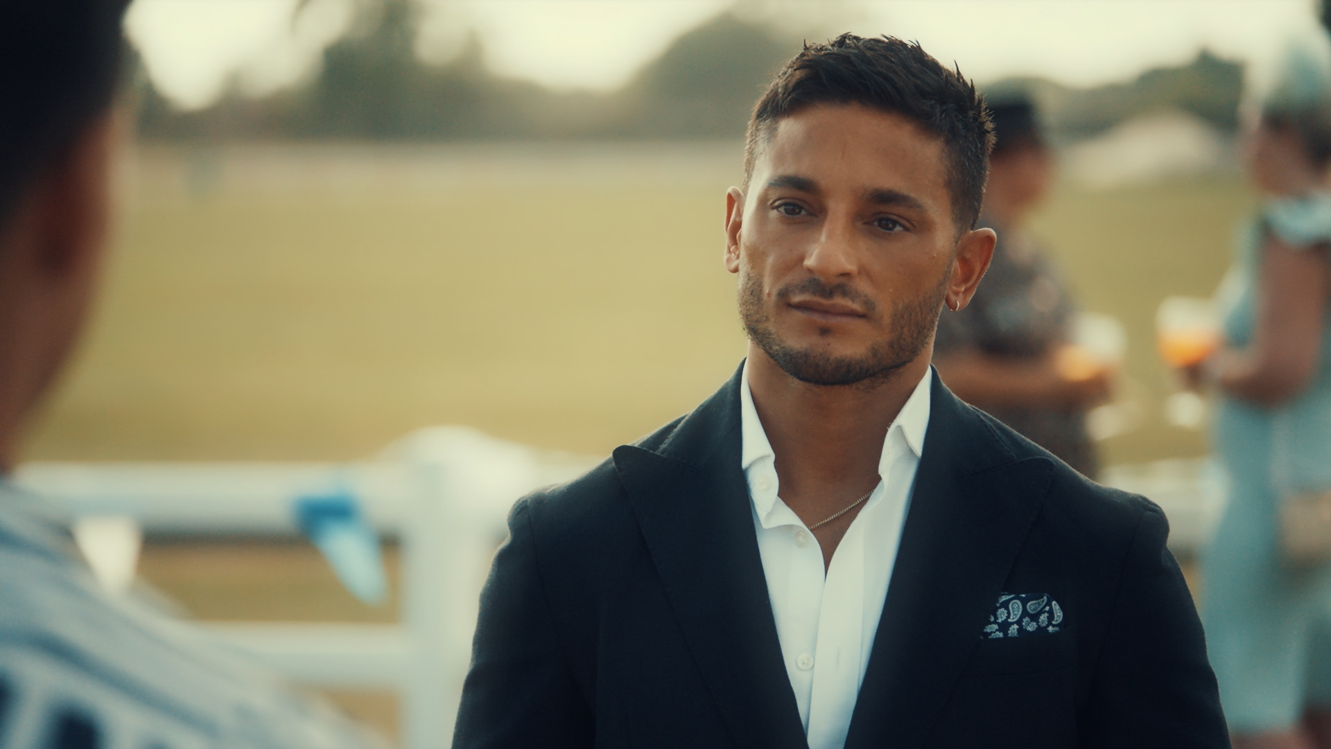 Reza looking upset in Made In Chelsea